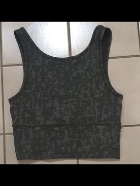 Lululemon Power Pivot Tank *Tough – Heathered PU Bronze Green Dark Olive (4)